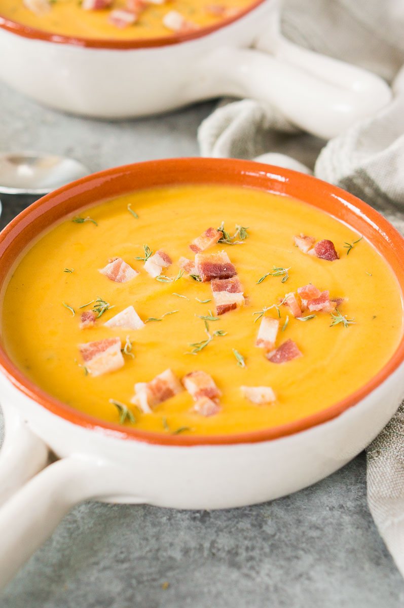 pressure cooker butternut squash apple soup