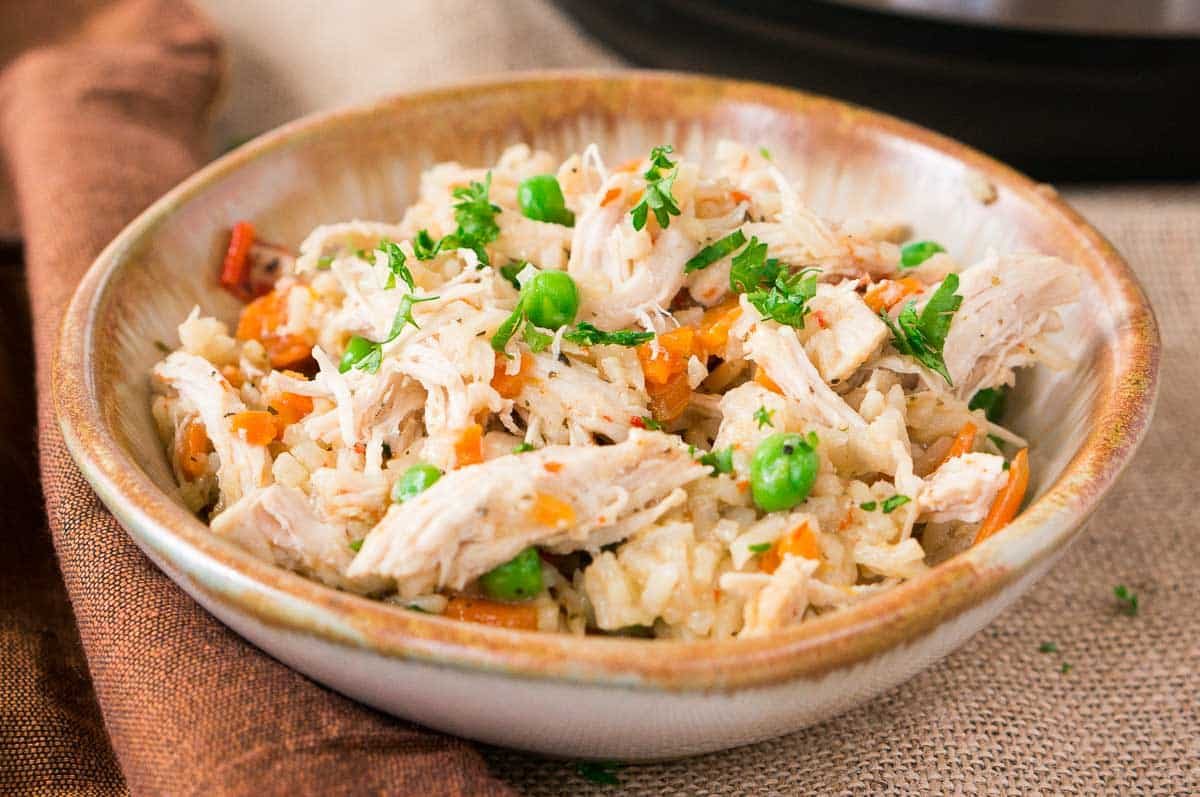 pressure cooker chicken and rice
