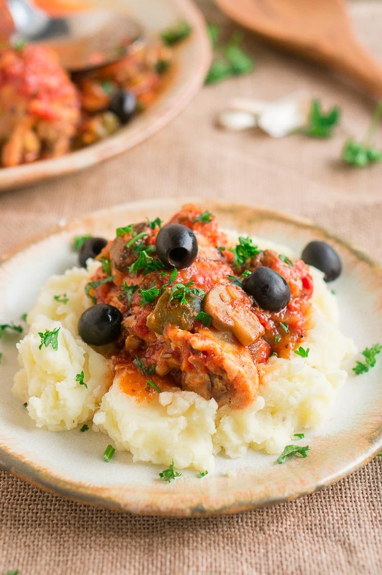 Instant Pot Chicken Cacciatore