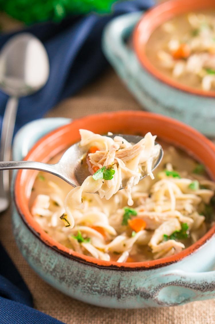 Pressure Cooker Chicken Noodle Soup