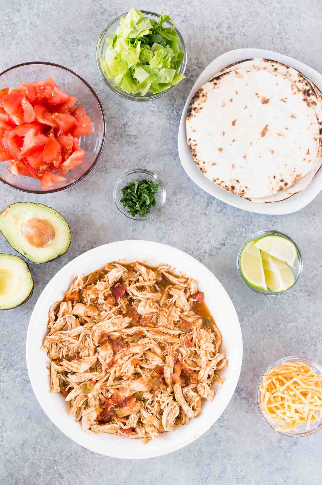 toppings for chicken tacos
