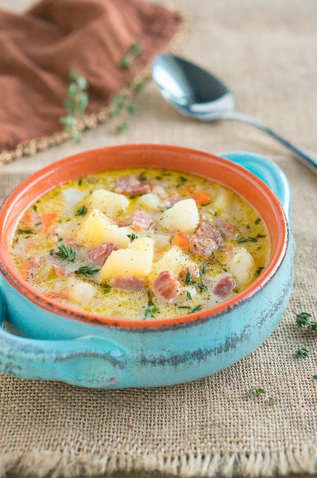 Instant Pot Ham and Potato Soup