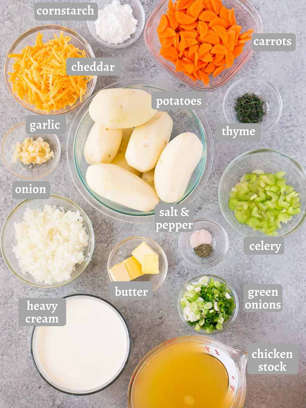 potato soup ingredients