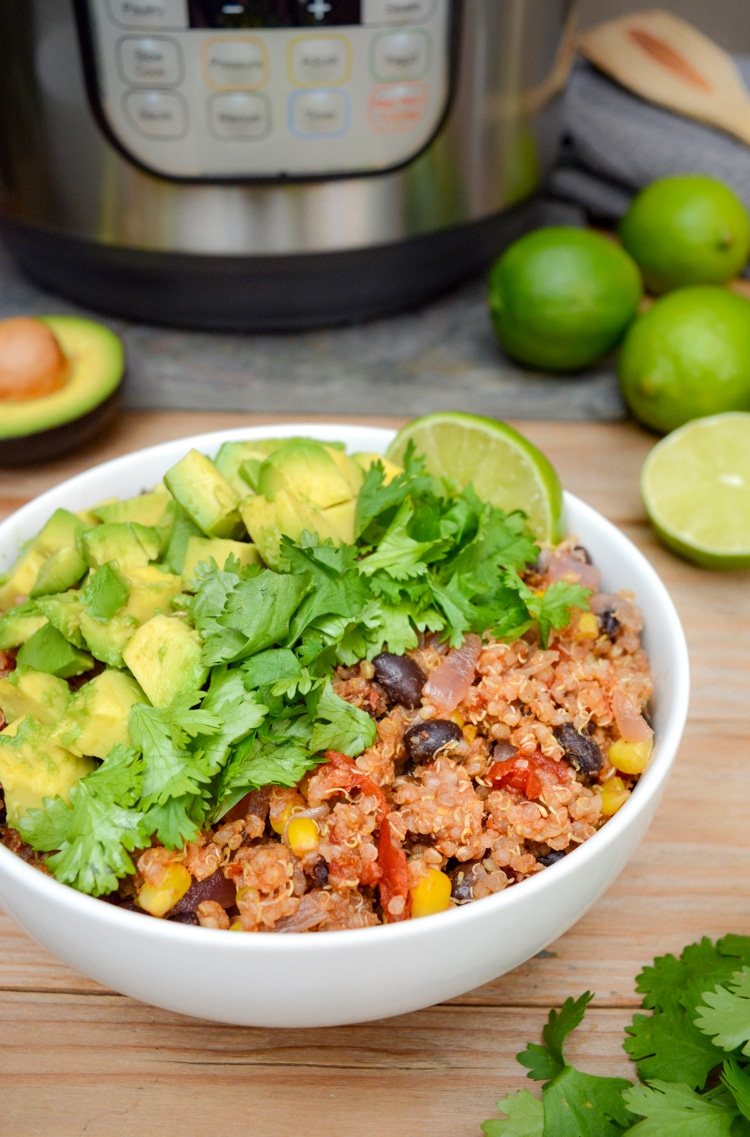 Instant Pot Mexican quinoa salad