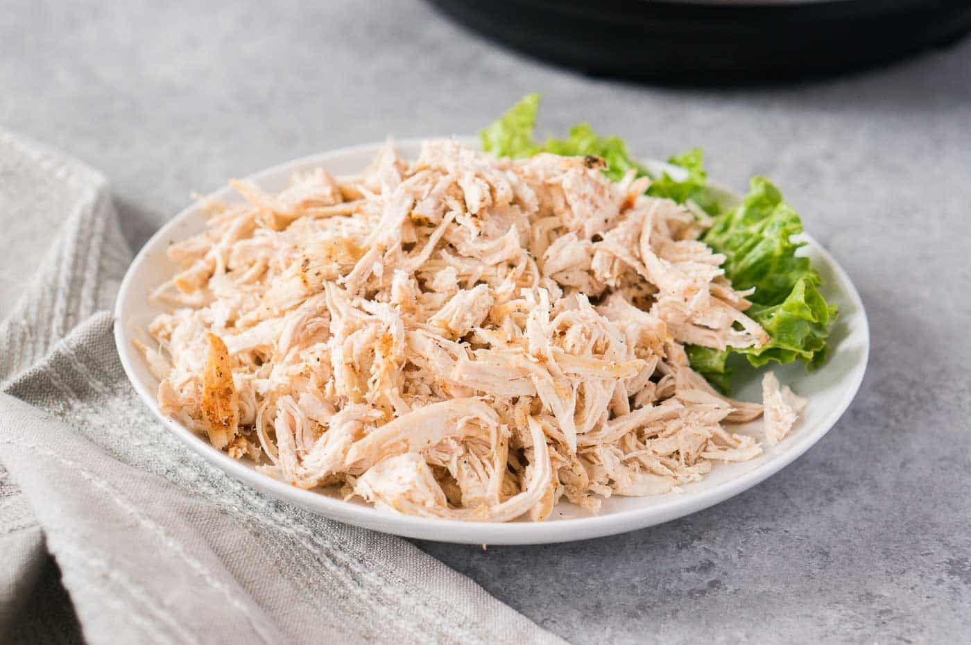 pressure cooker shredded chicken made in the instant pot