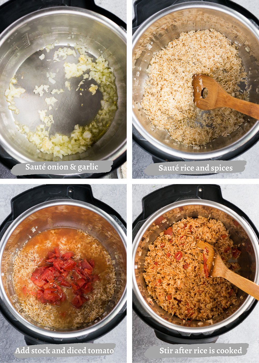 how to make spanish rice in the pressure cooker