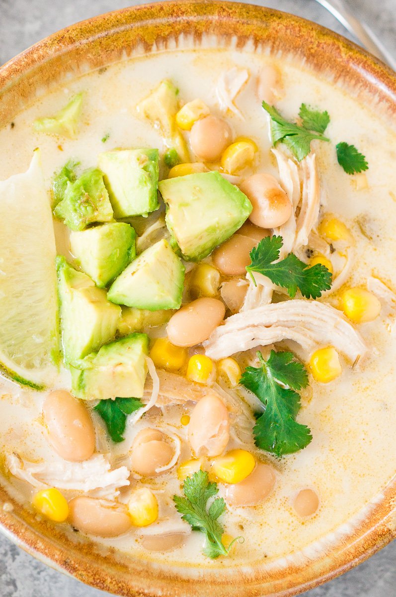 chicken and bean chili soup