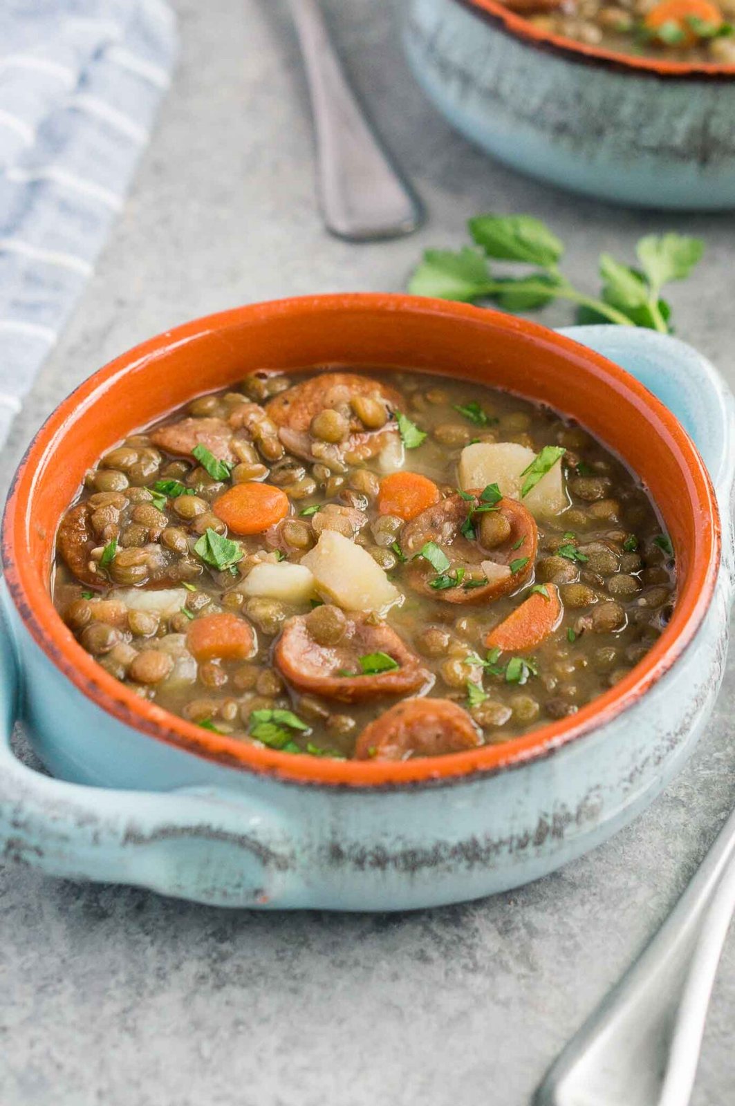 Lentil Soup with Sausage