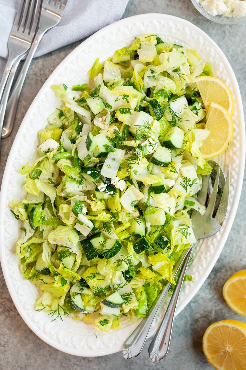 Maroulosalata (Greek Lettuce Salad)