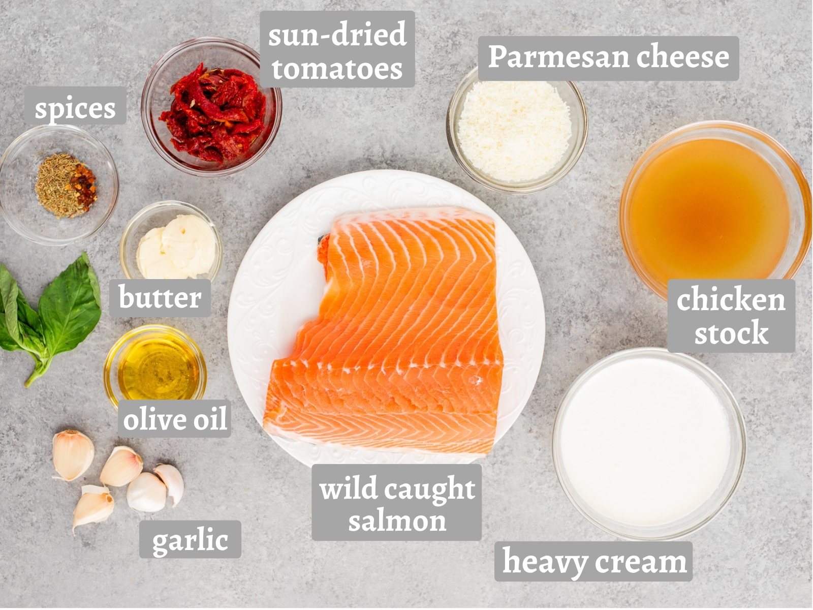 ingredients for Marry Me salmon