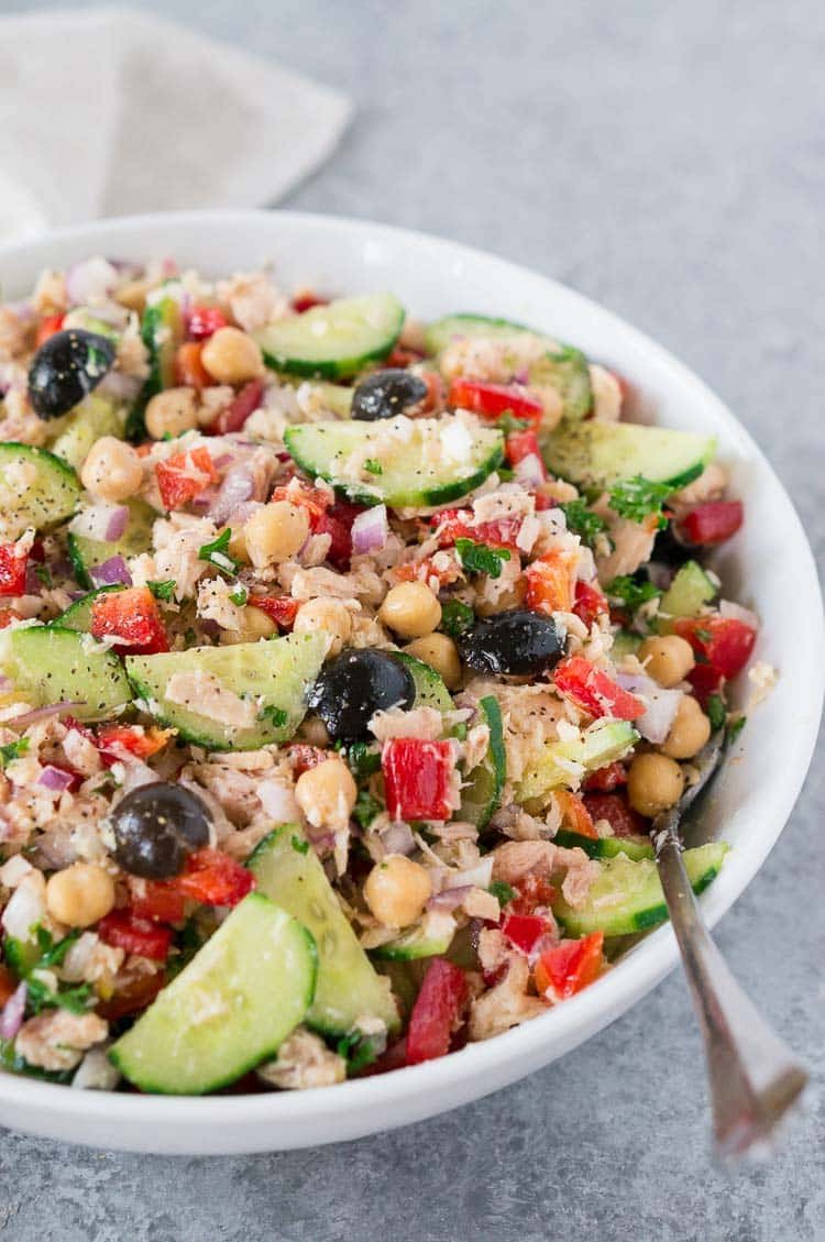 recipe for Mediterranean Tuna Salad
