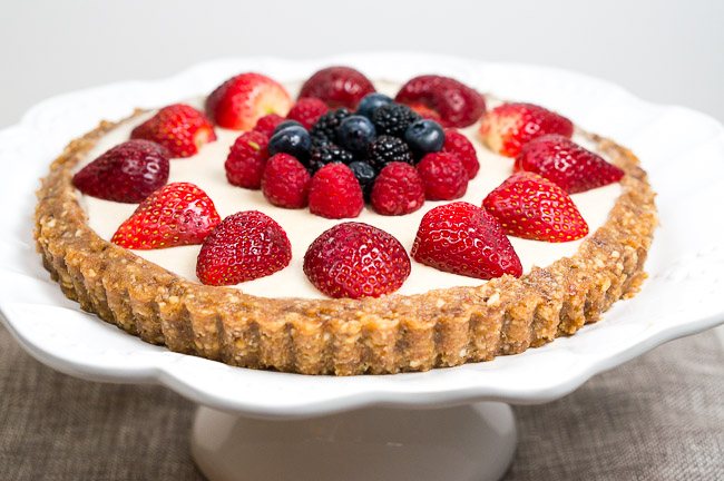 No Bake Berry Cheesecake | uhuvu.com