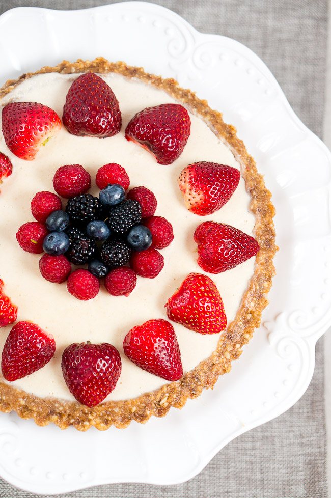 No Bake Berry Cheesecake | uhuvu.com