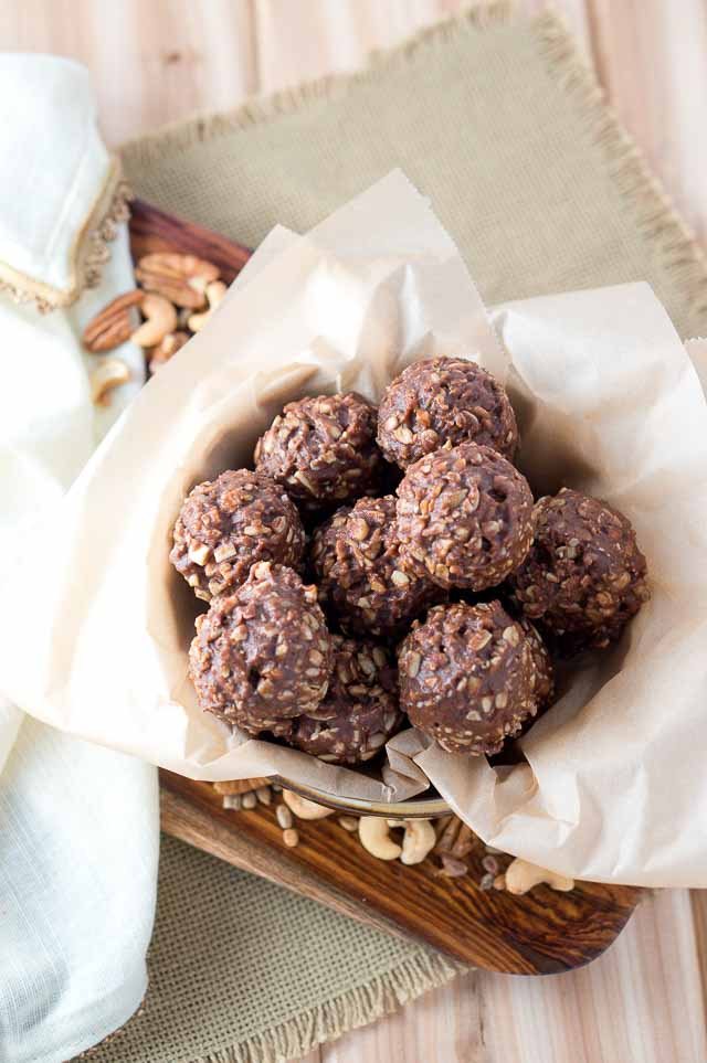 No Bake Chocolate Bites