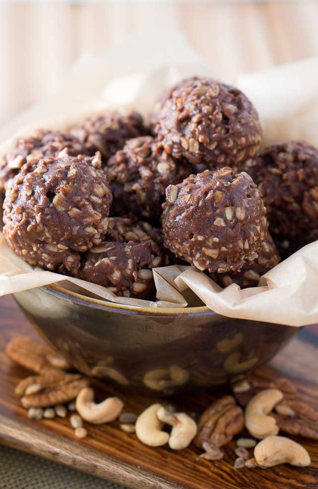 No Bake Chocolate Bites