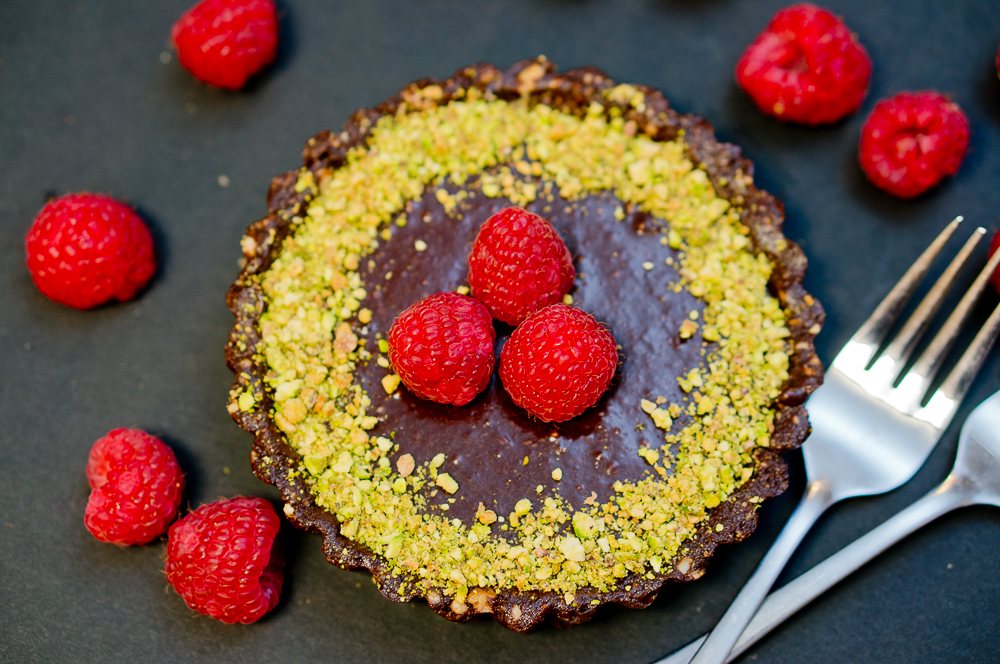 No Bake Chocolate Tarts