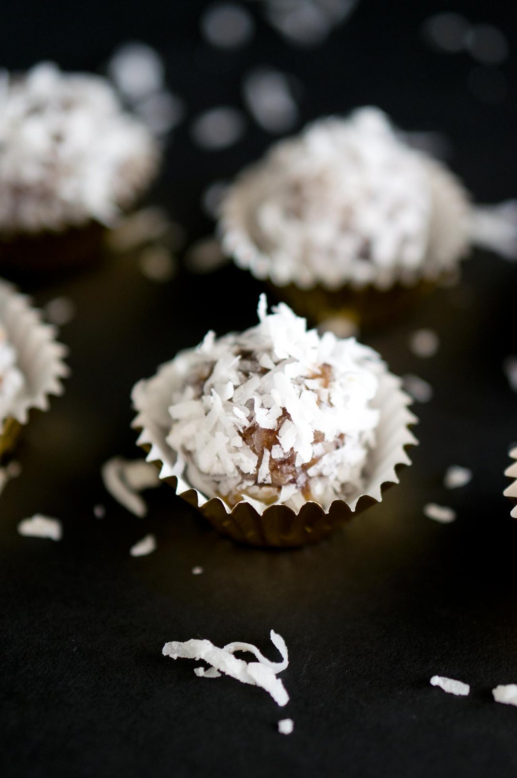 Healthy No Bake Coconut Date Bites