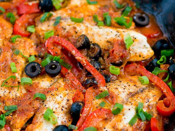 One Skillet Tilapia Veracruz | uhuvu.com