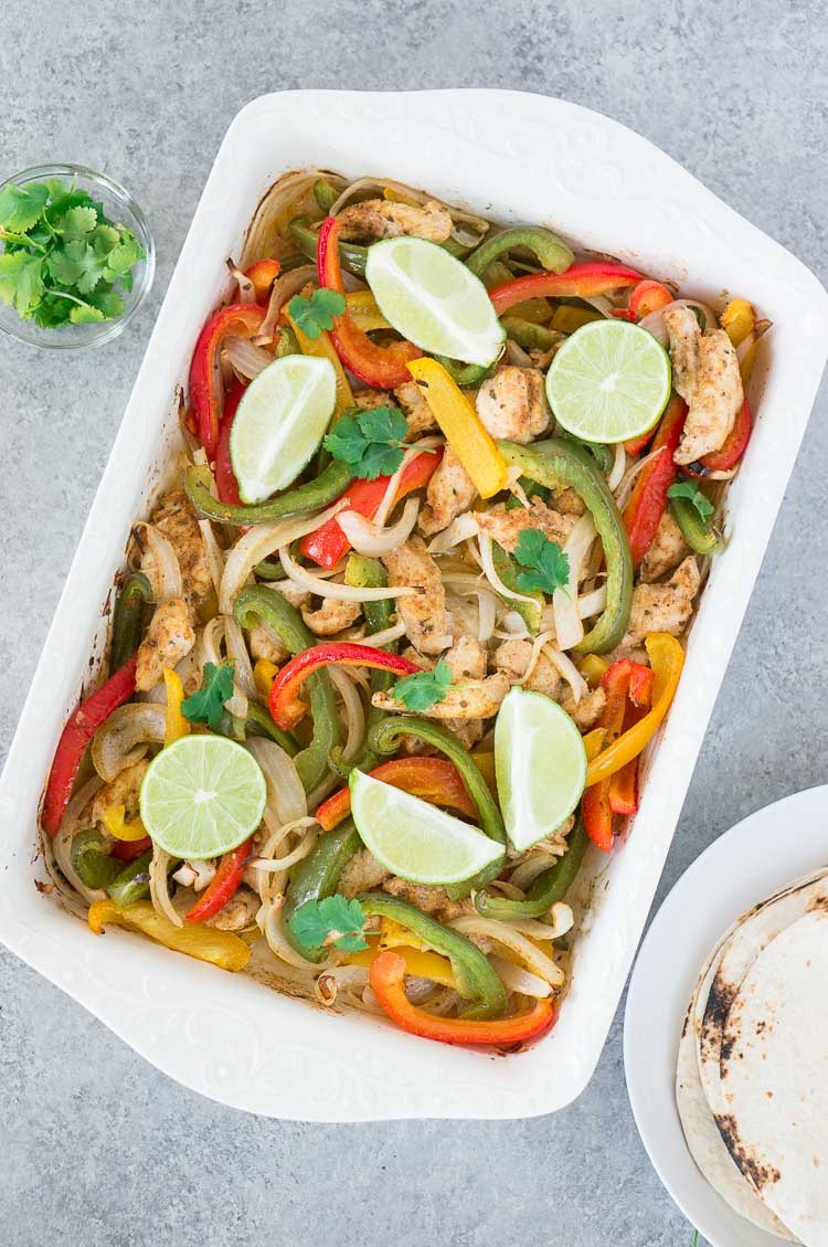 Baked Chicken Fajitas