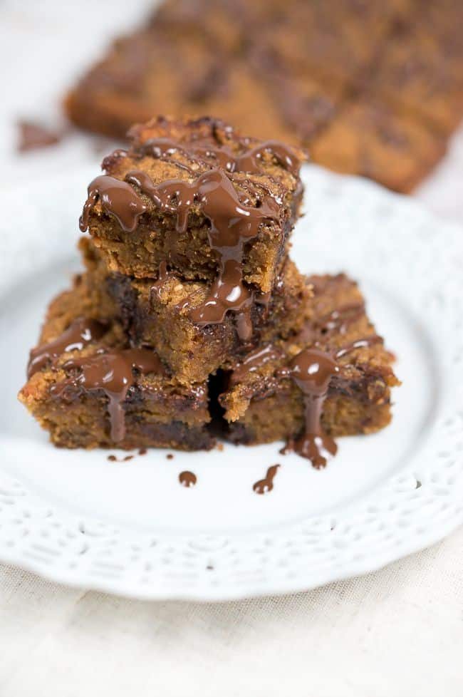 Paleo Banana Coconut Blondies