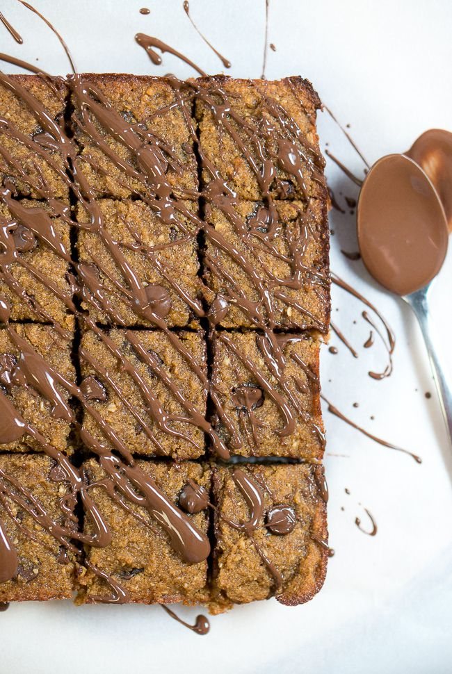 Paleo Banana Coconut Blondies