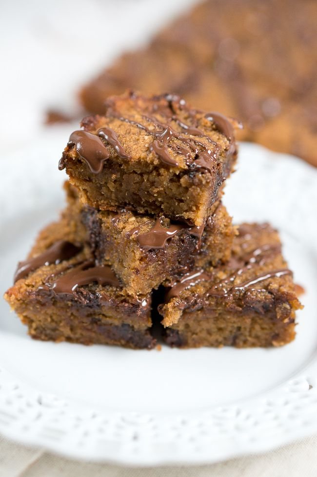 Banana Coconut Blondies