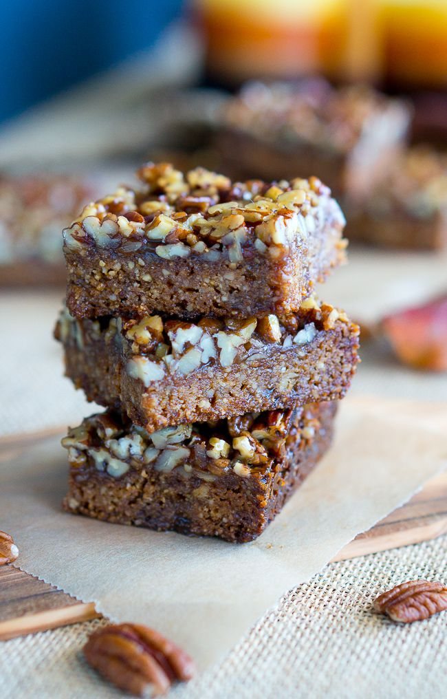Paleo Pecan Pie Bars