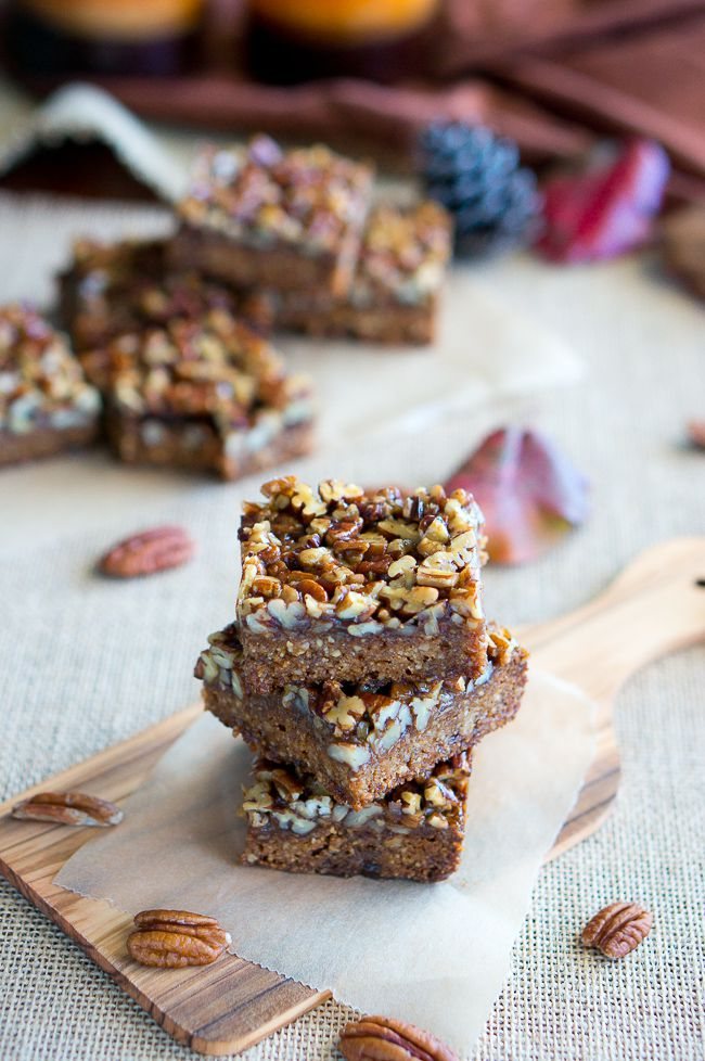 Paleo Pecan Pie Bars