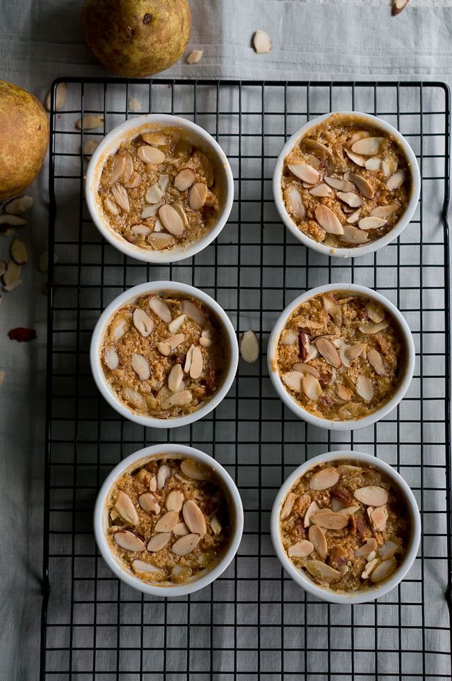 Pear and Almond Crisp