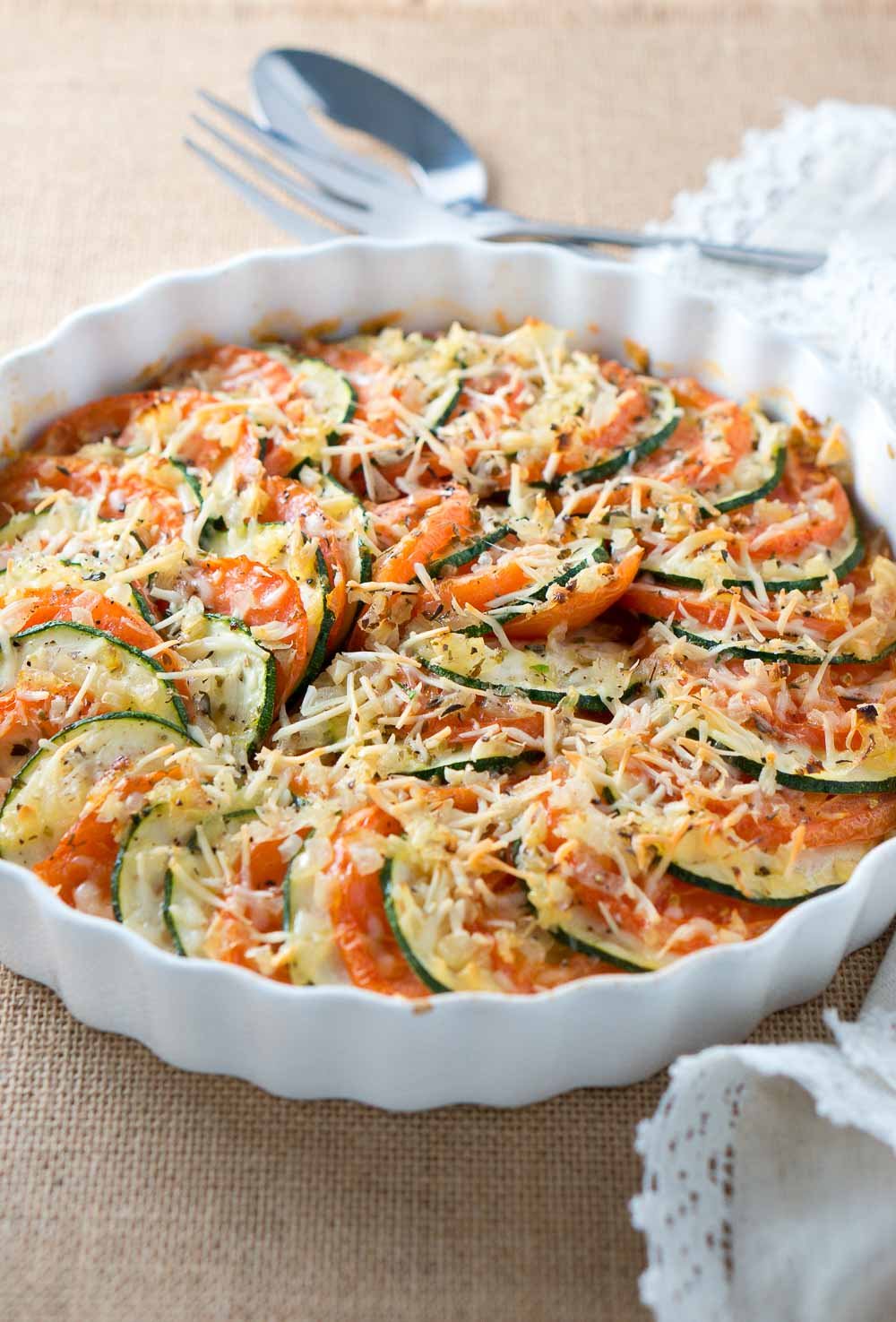 Parmesan Zucchini and Tomato Gratin-3