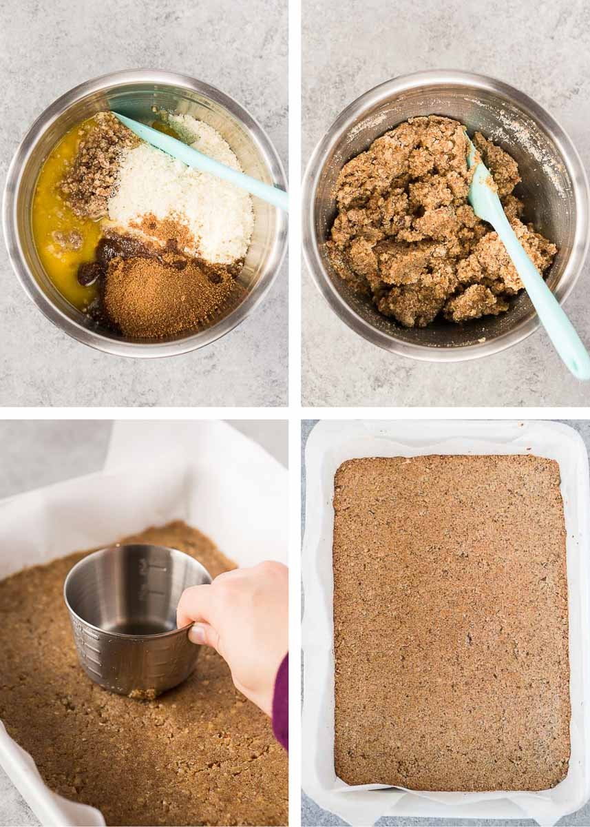 making cheesecake crust