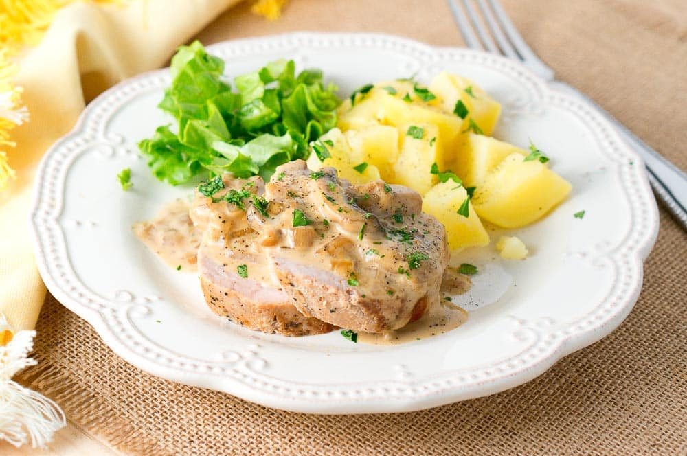 Pork Medallions with Creamy Mushroom Marsala Sauce