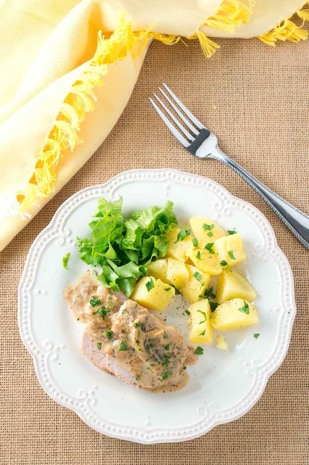 Pork Medallions with Creamy Mushroom Marsala Sauce