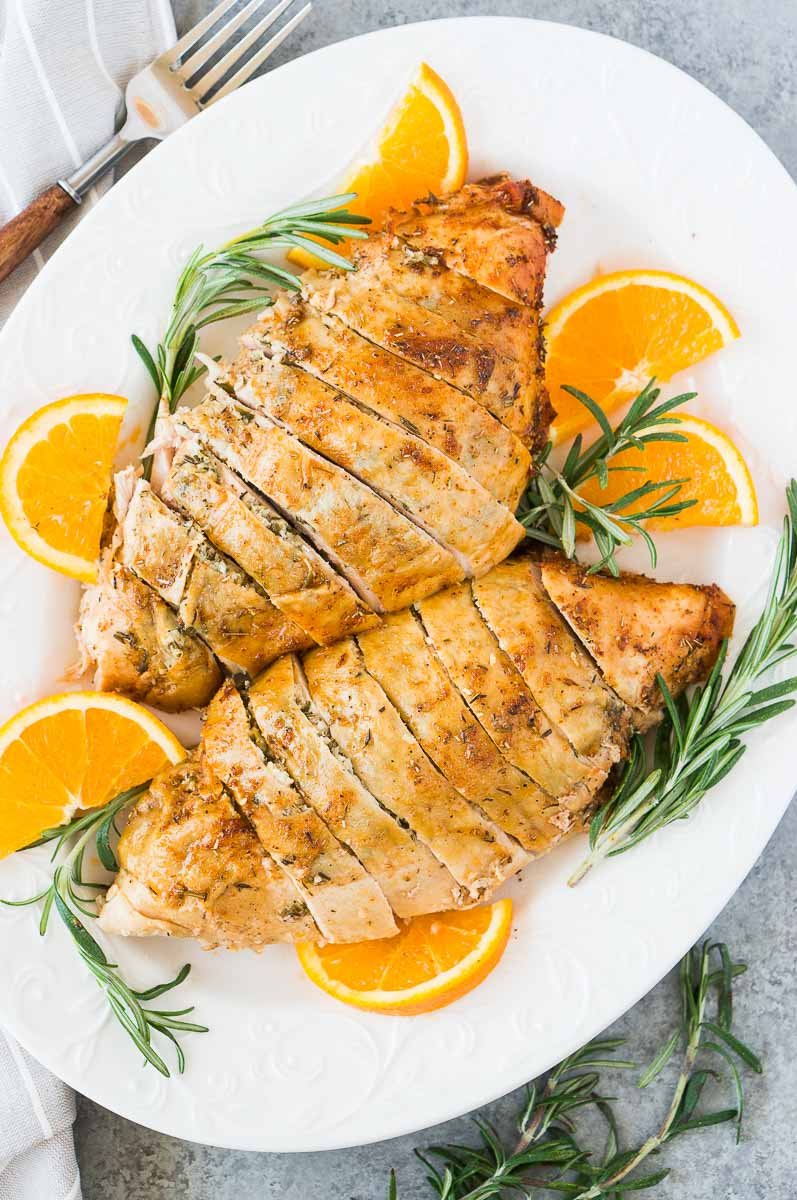 Juicy Roasted Turkey Breast