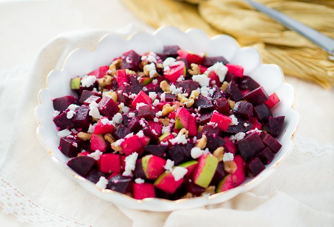 Roasted Beet and Apple Salad