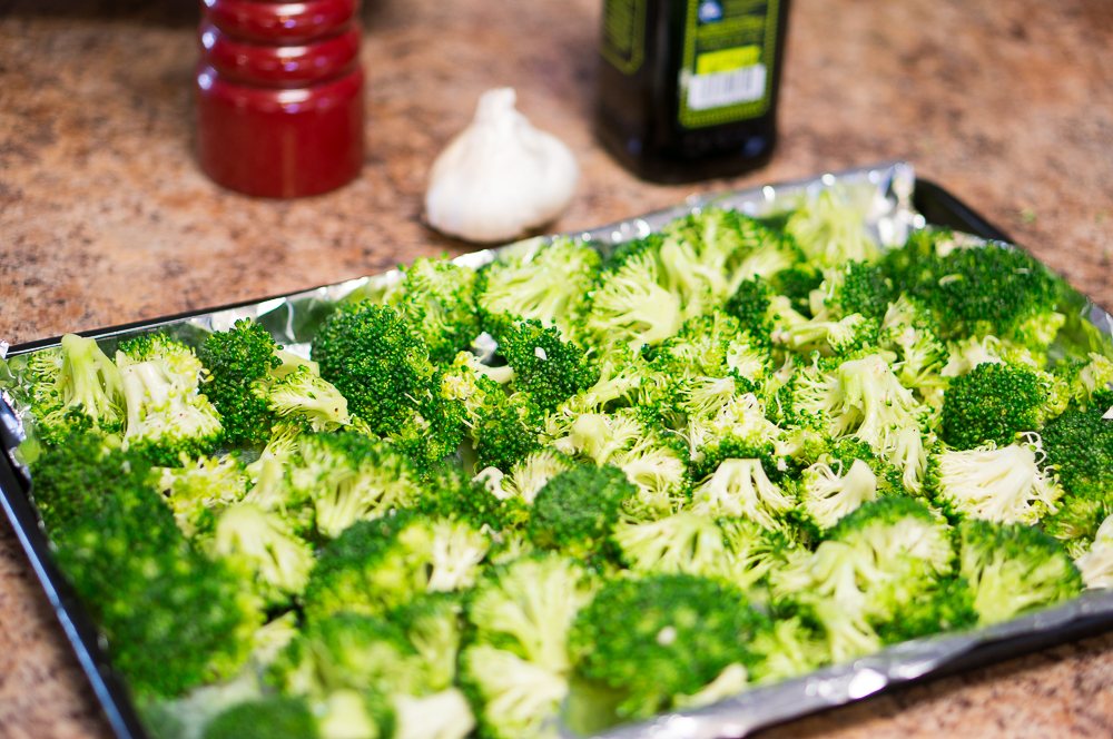 Roasted Broccoli with Bacon