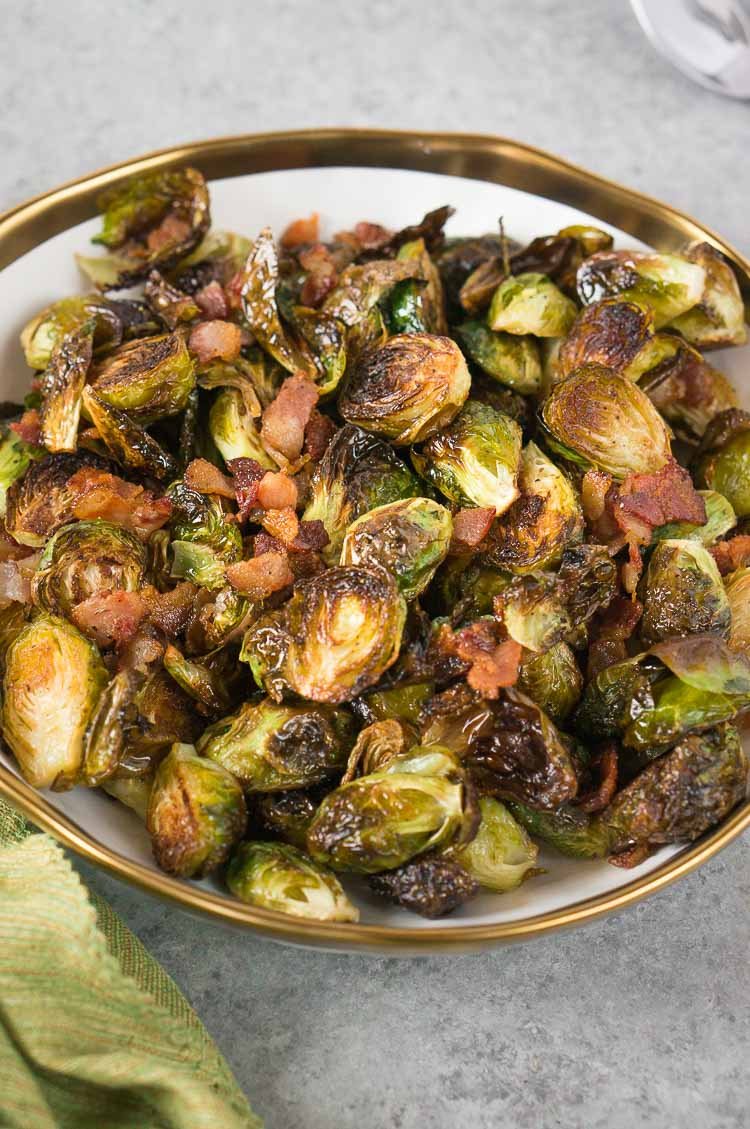 Roasted Brussels Sprouts with Bacon