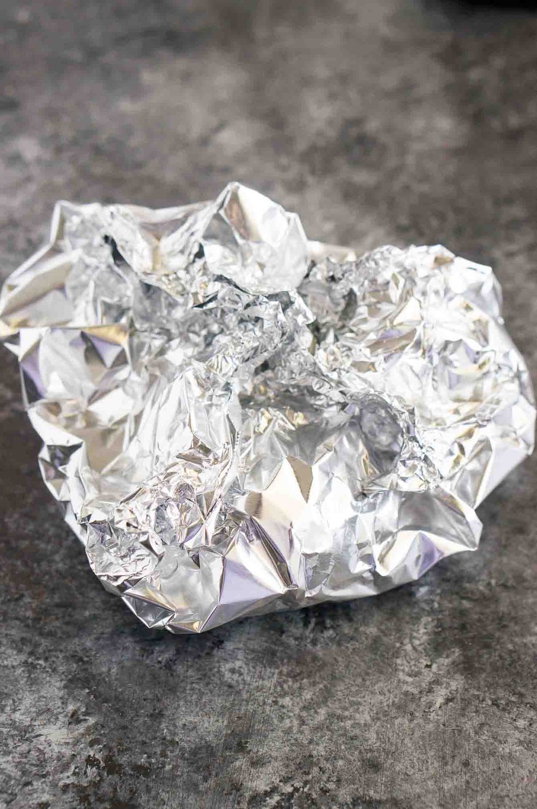 wrapped whole garlic bulbs in foil