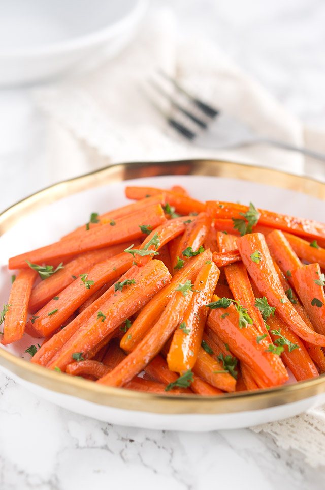 Roasted Honey Glazed Carrots