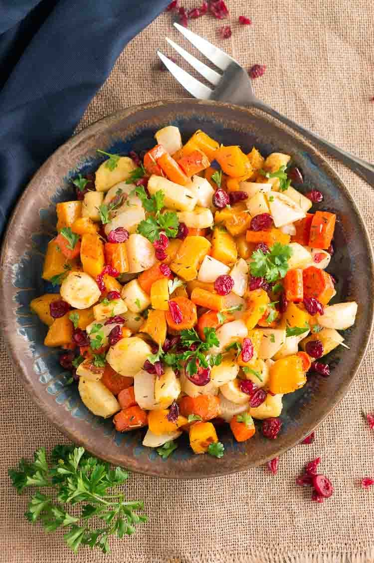 Thanksgiving roasted vegetables