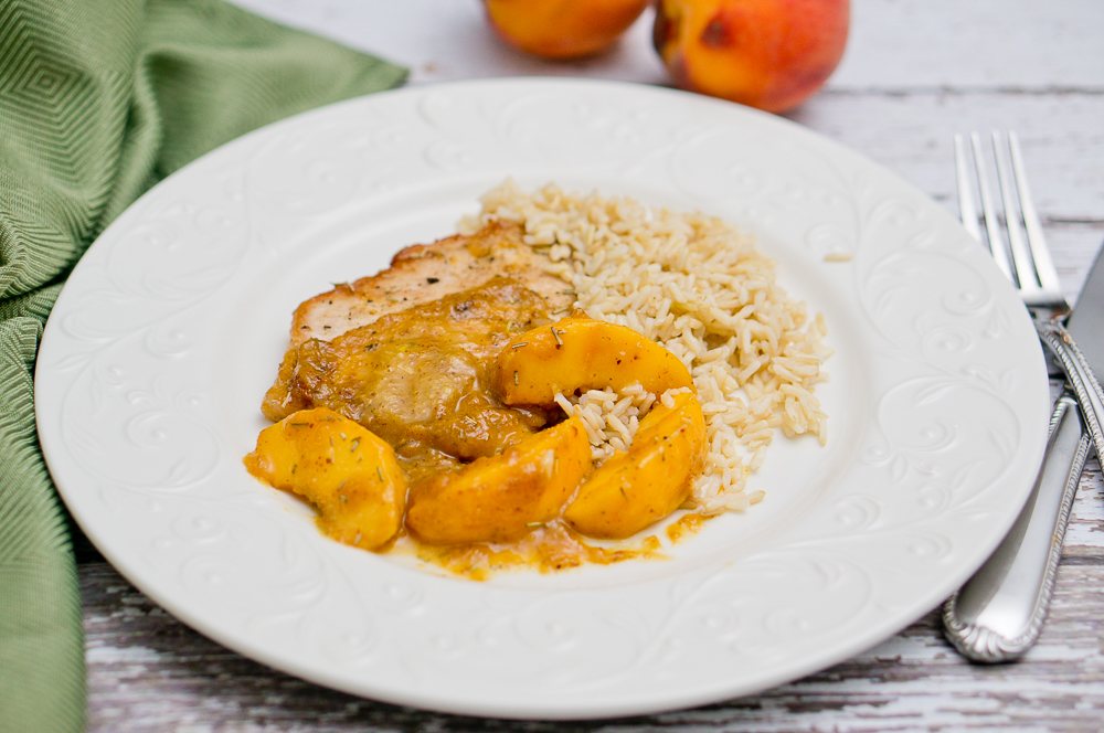 Rosemary Peach Pork Tenderloin