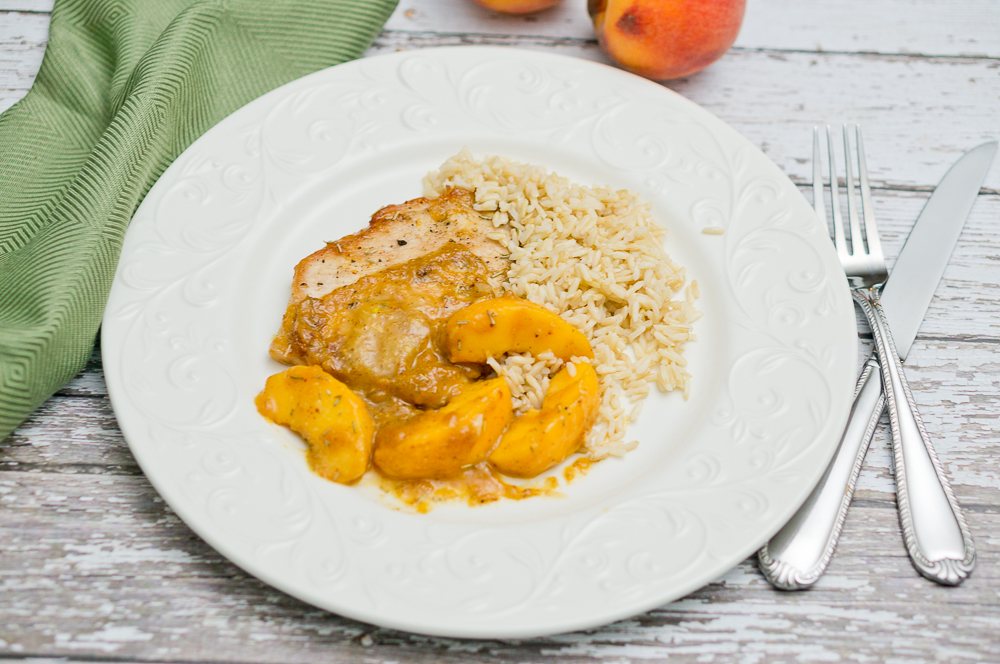 Rosemary Peach Pork Tenderloin