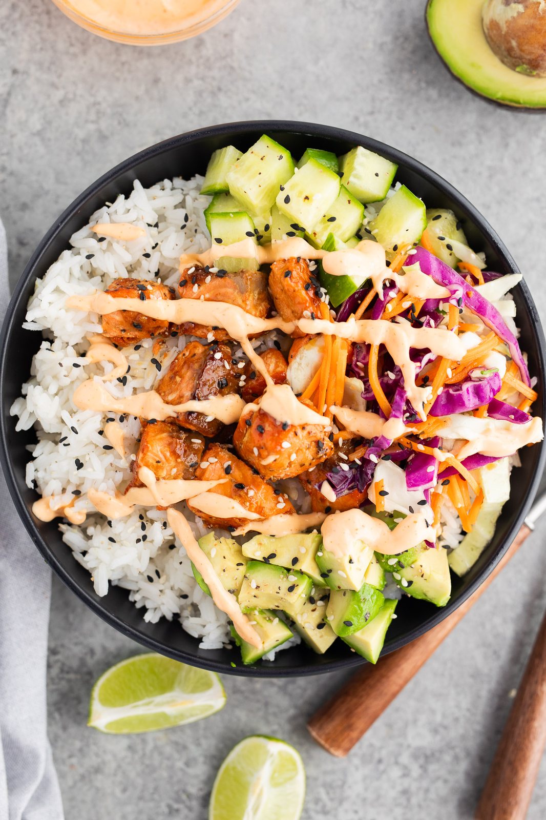 Salmon Rice Bowl