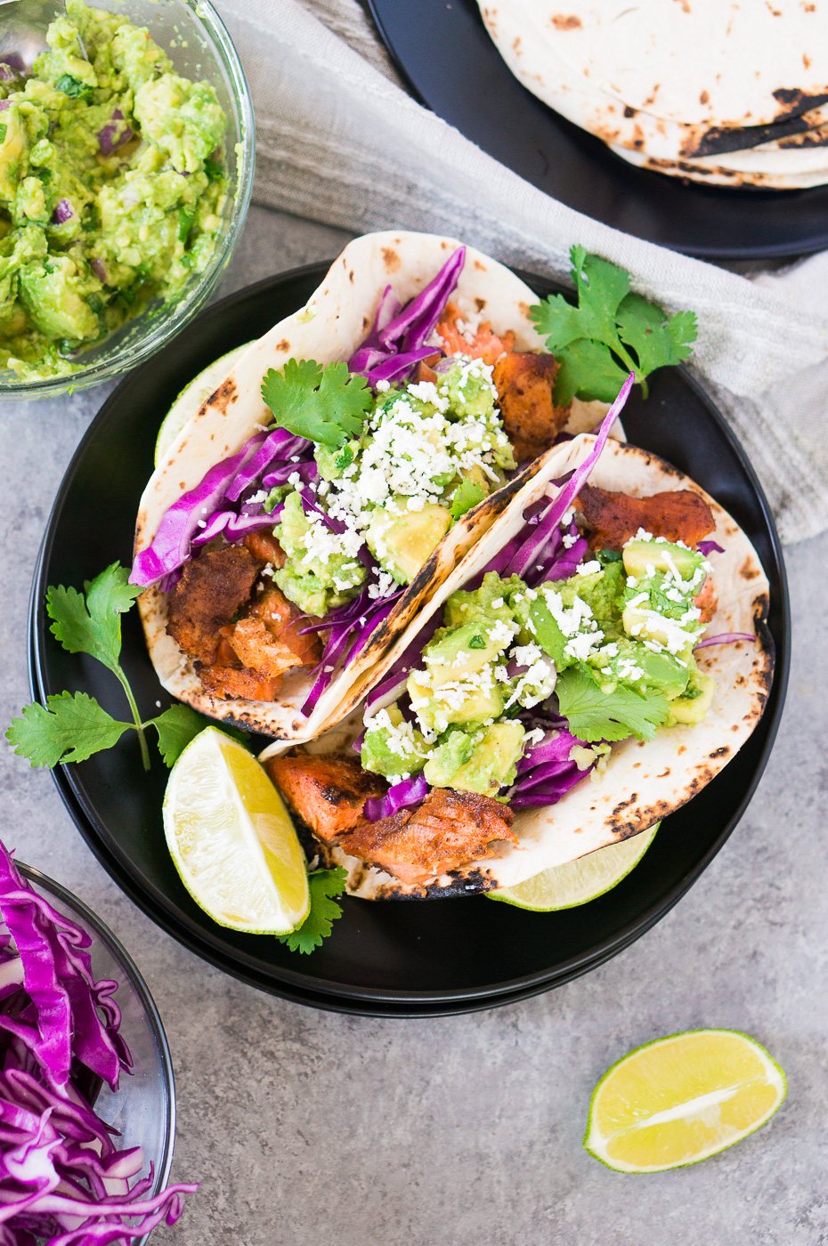 Salmon Tacos
