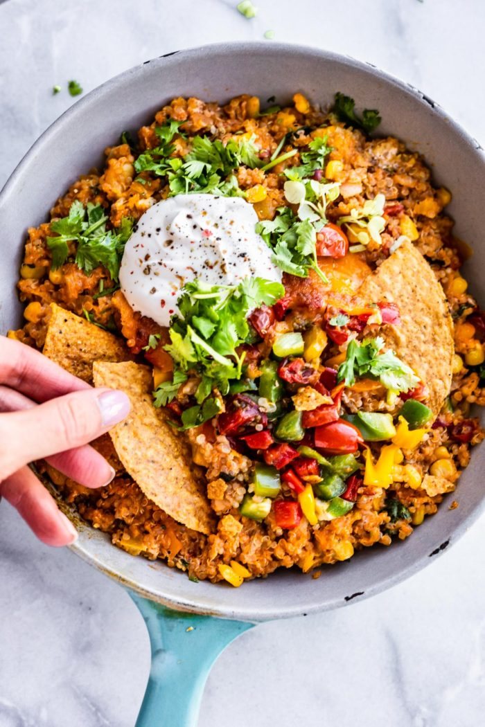 Mexican Quinoa Skillet Dinner