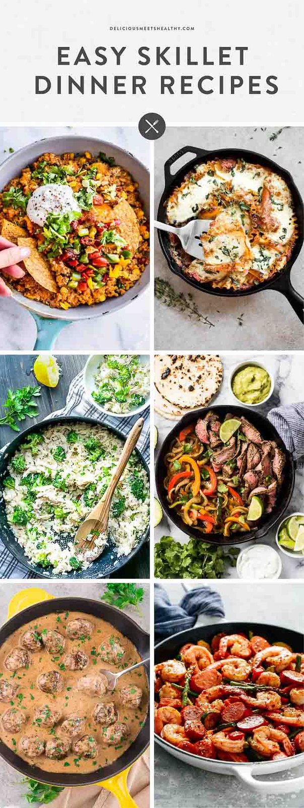 30 Skillet Recipes for Healthy Dinners