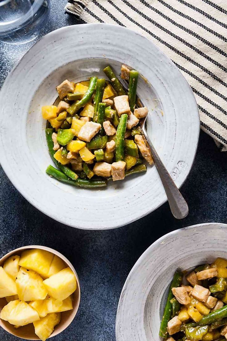 Sweet and Sour Pork Stir Fry Skillet Recipe