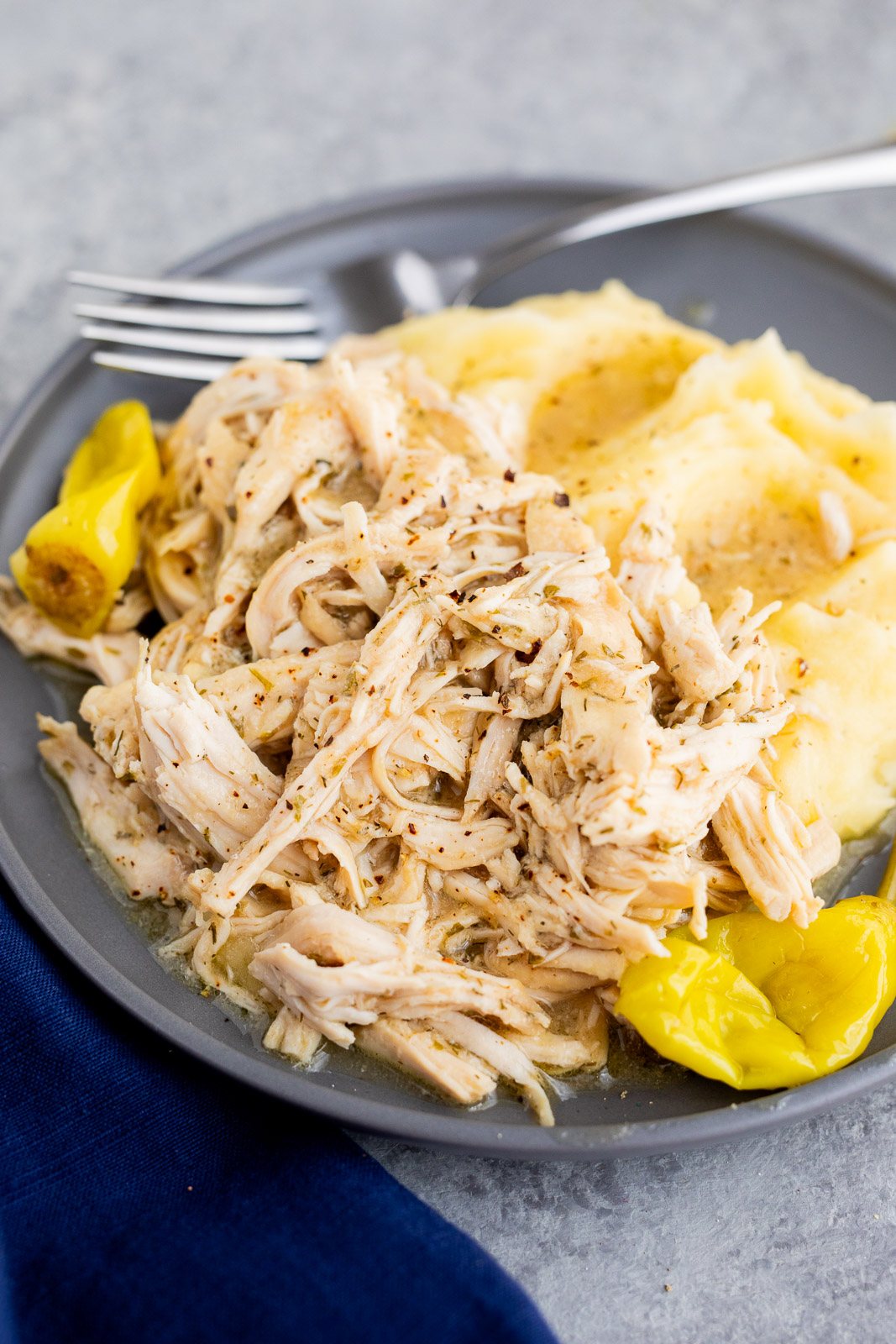 Slow Cooker Mississippi Chicken (From Scratch, No Packets)