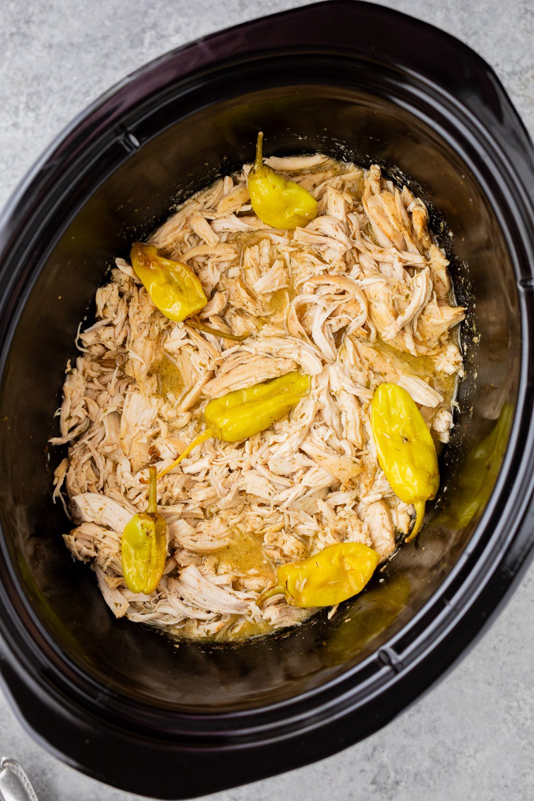 Mississippi chicken in a slow cooker