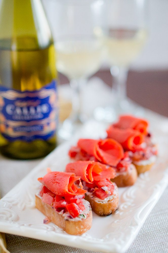 Smoked Salmon Crostini